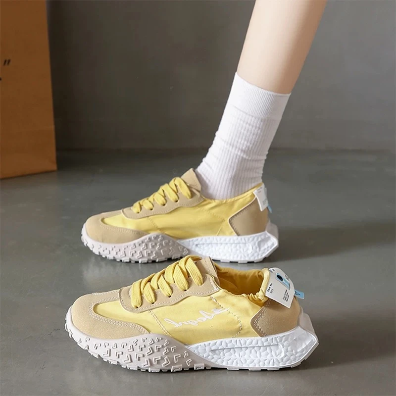 春夏新款女生新款板鞋雨伞布板鞋百搭学生鞋CQ151