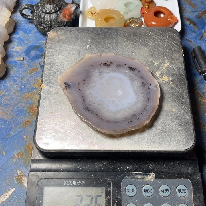 玛瑙/玉髓珠宝奇石未镶嵌晒****钙