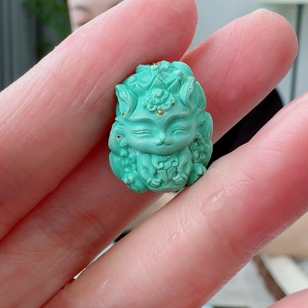 未镶嵌绿松石珠宝奇石