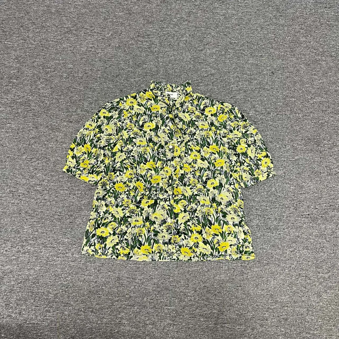 未使用 Celine/思琳 Celine 真丝花卉衬衫