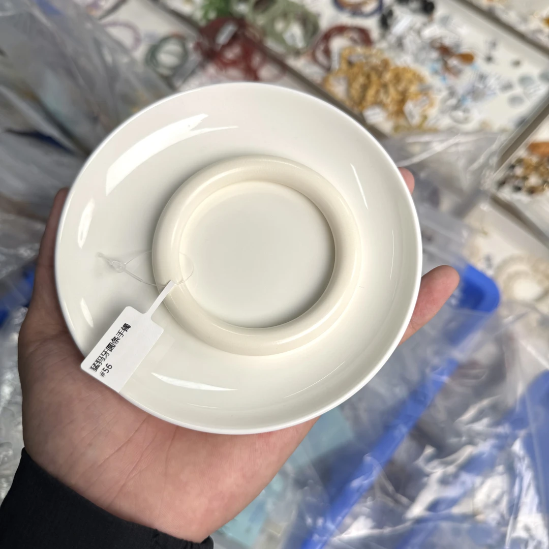 【珠宝厂长】猛犸牙圆条手镯（条款厚度约9mm+）