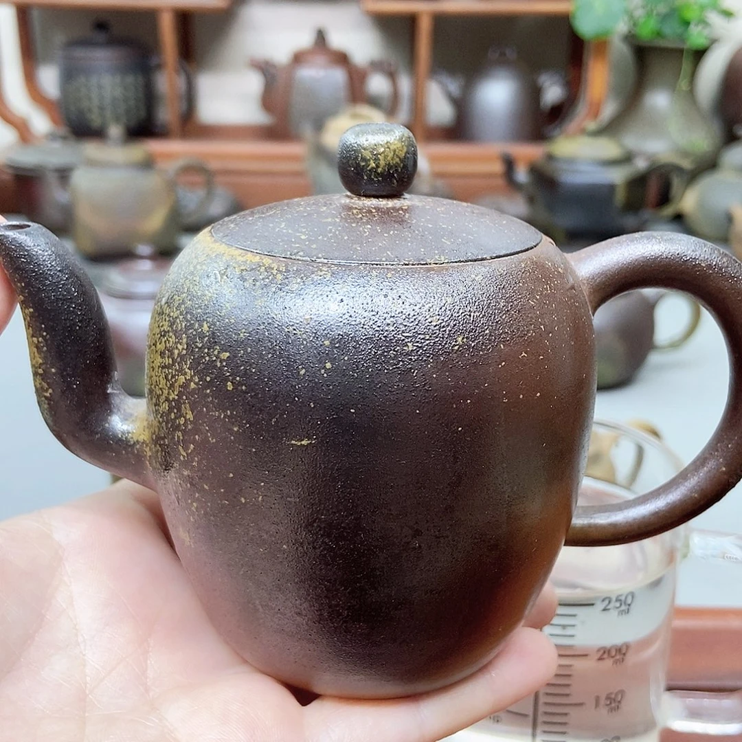 钦州坭兴陶柴烧壶260cc