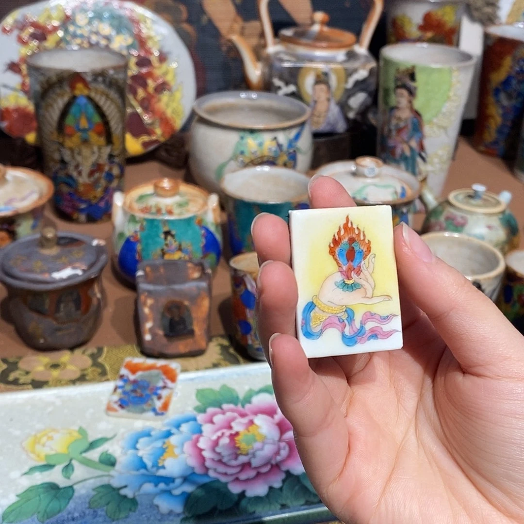 冰箱贴手工手绘景德镇