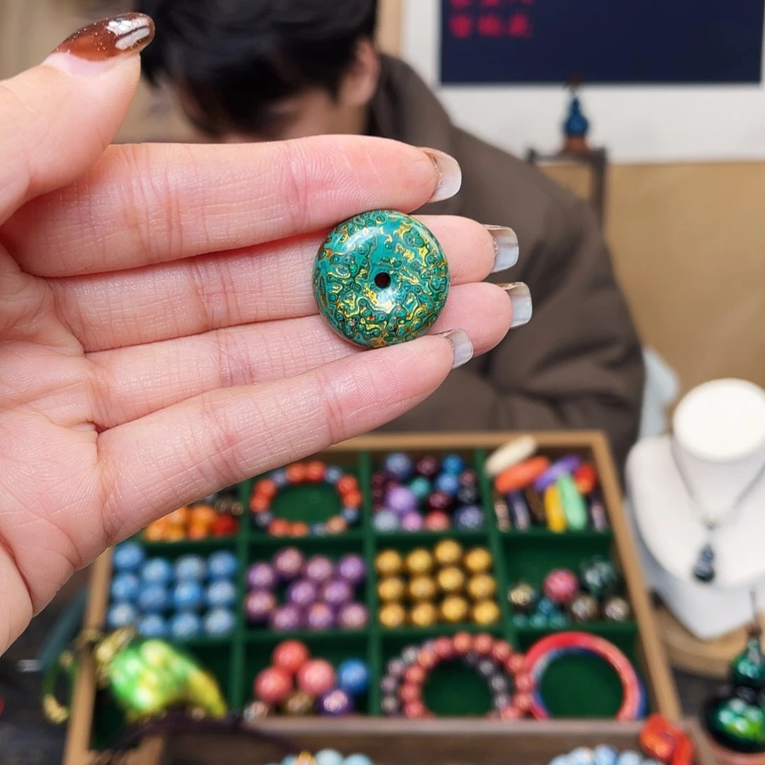 大漆平安扣 大漆工艺