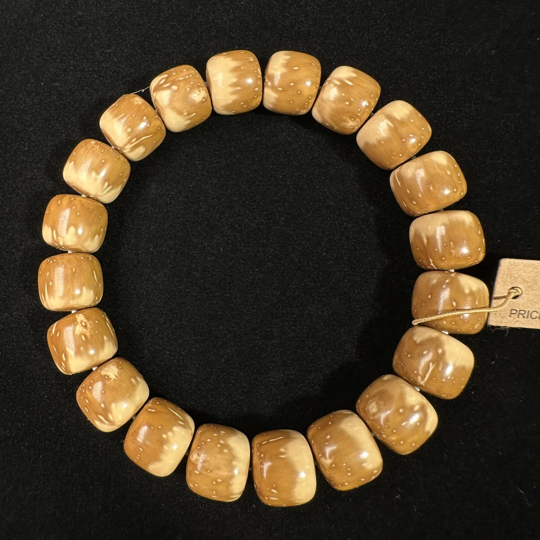 紫金鼠12mm老型半山半水毕业级实心熊猫高货高油高密文玩单圈