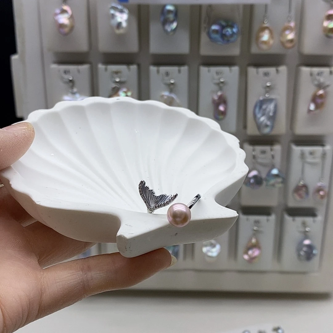 颈饰合金淡水珍珠