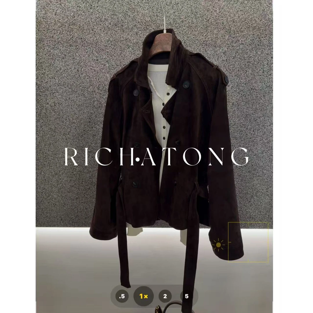 atong/阿彤-【】-2025尼日利亚进口sheepskin反绒极简皮衣0915-14