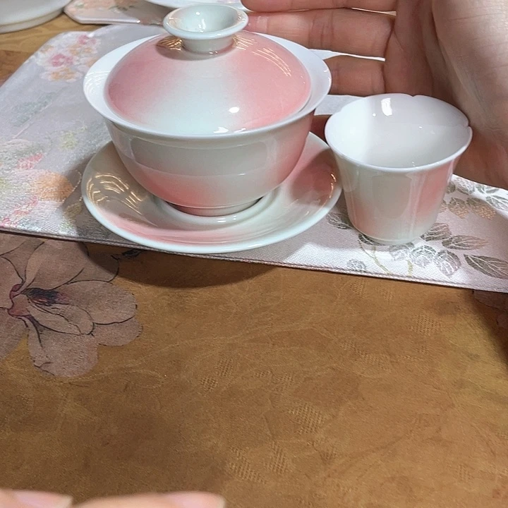 【闪购商品】虹*西柚茉莉盖碗➕行思杯哈哈哈