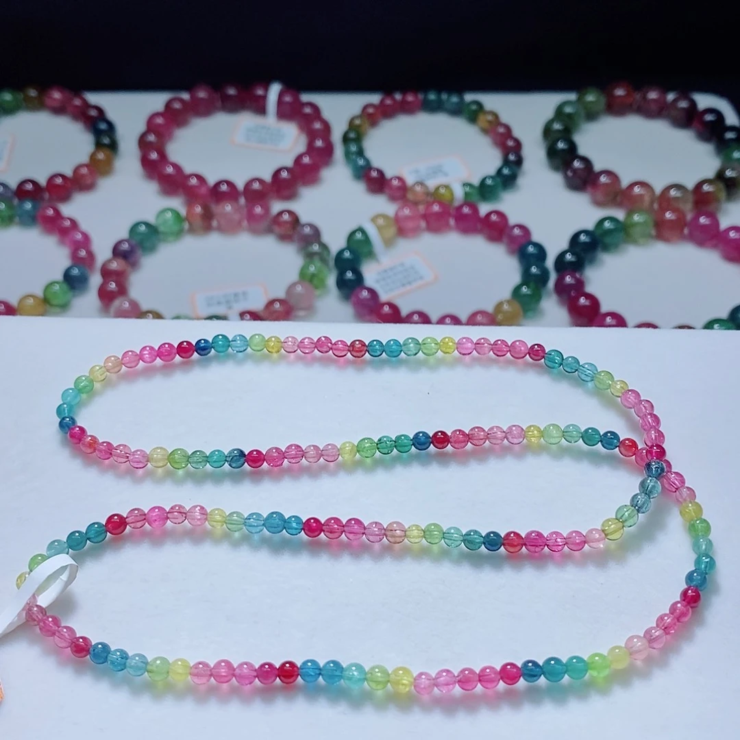 手链未镶嵌碧玺3.8mm左右