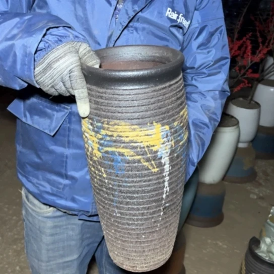 红陶口16高40瑕疵