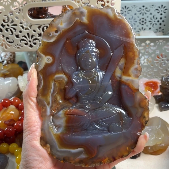 玛瑙/玉髓未镶嵌吊坠(不含链)