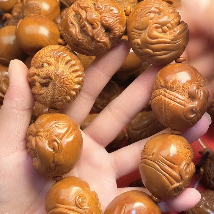 波***橄榄核吊坠橄榄核