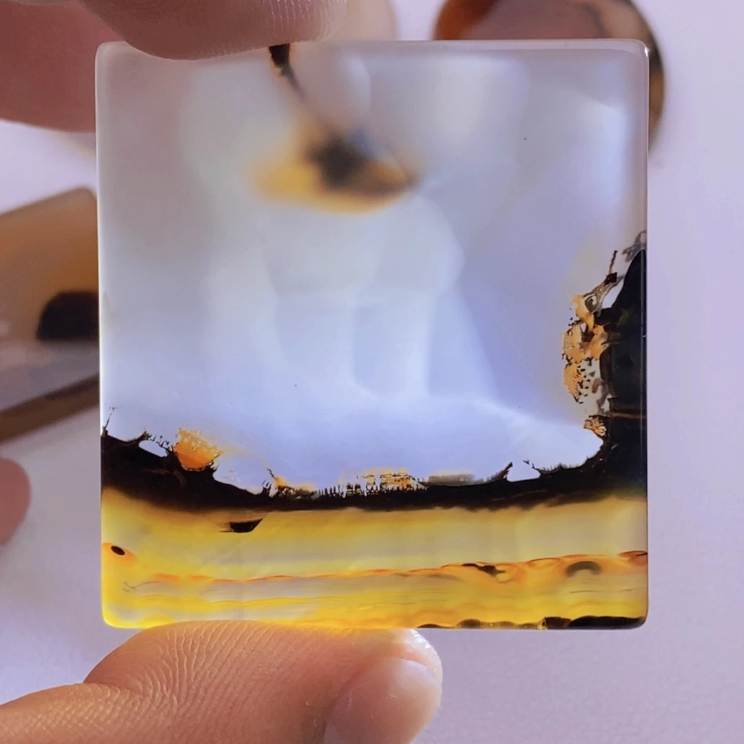 玛瑙/玉髓颈饰未镶嵌719