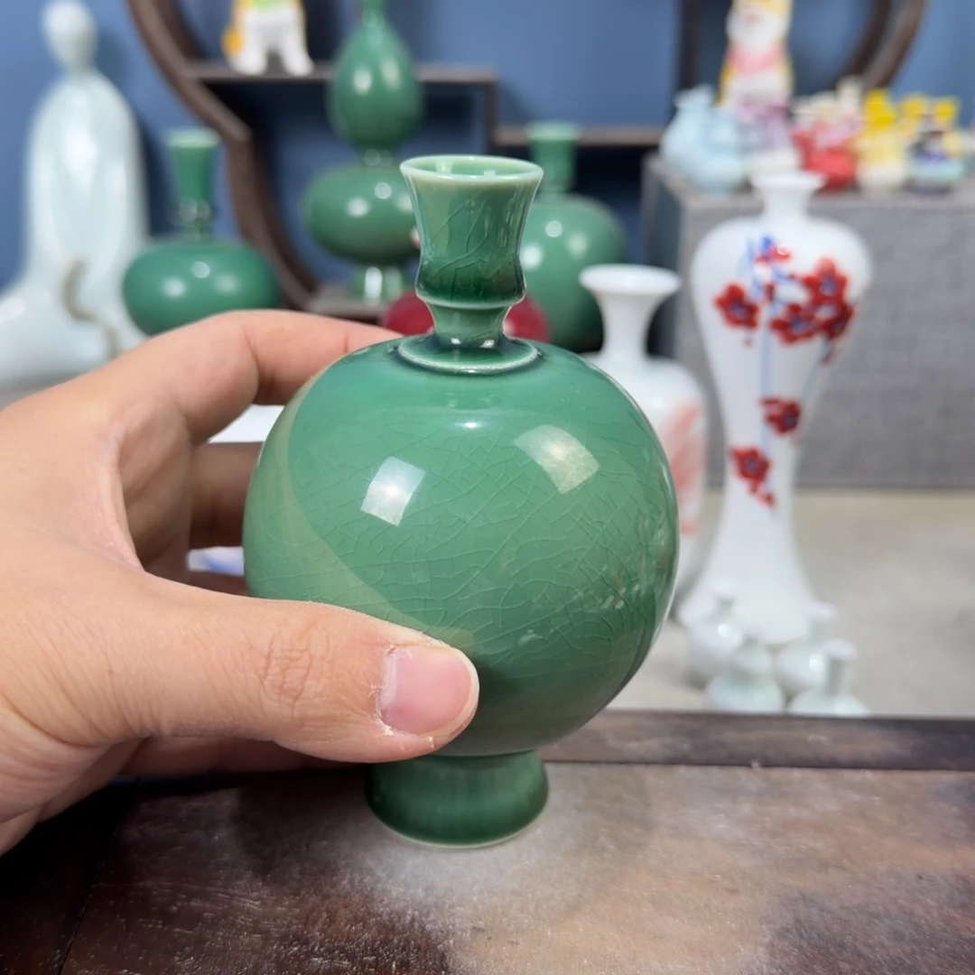 陶瓷手工小花器摆件