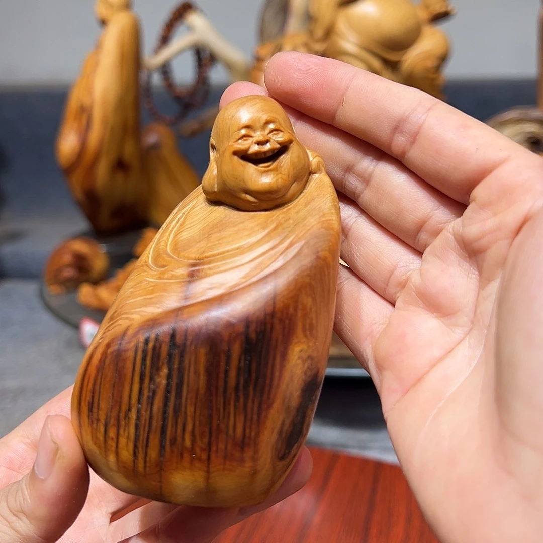 柏木崖柏木手把件摆件