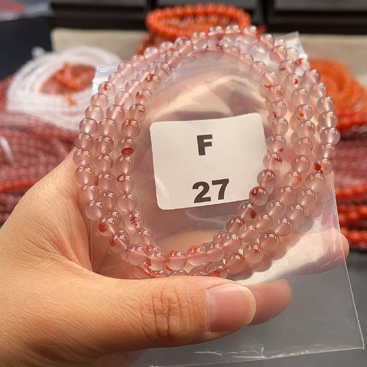 南红玛瑙未镶嵌多样性发货默认微瑕称重6mm