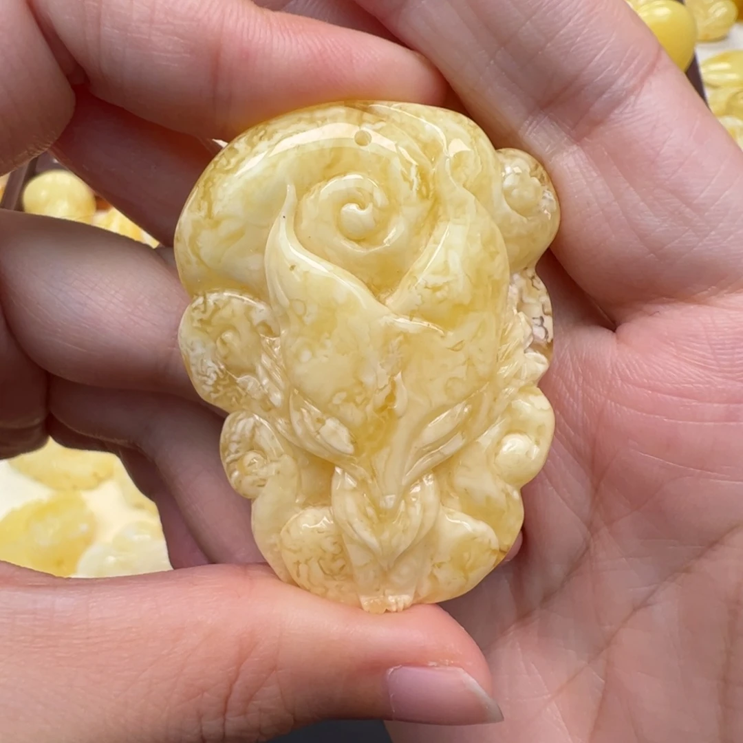 蜜蜡未镶嵌裸石蜜蜡