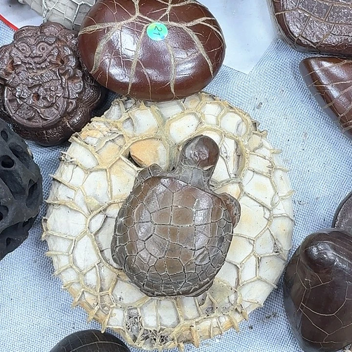 闲***华石材龟纹石，几咯石