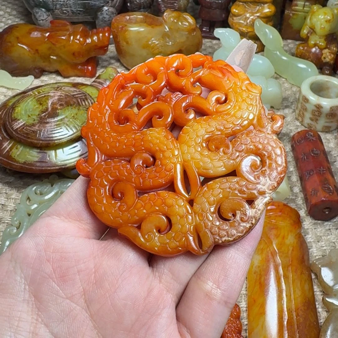 白玉菩提吊坠挂件