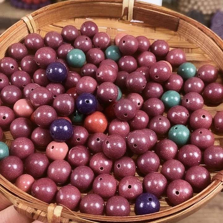 芳华姹紫1.0天然中药材合香珠到手120颗微瑕