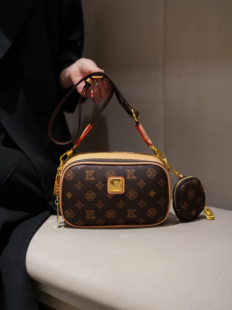 印花做旧单肩港风斜挎包软盒子包小包包肩包小方包夏季经典