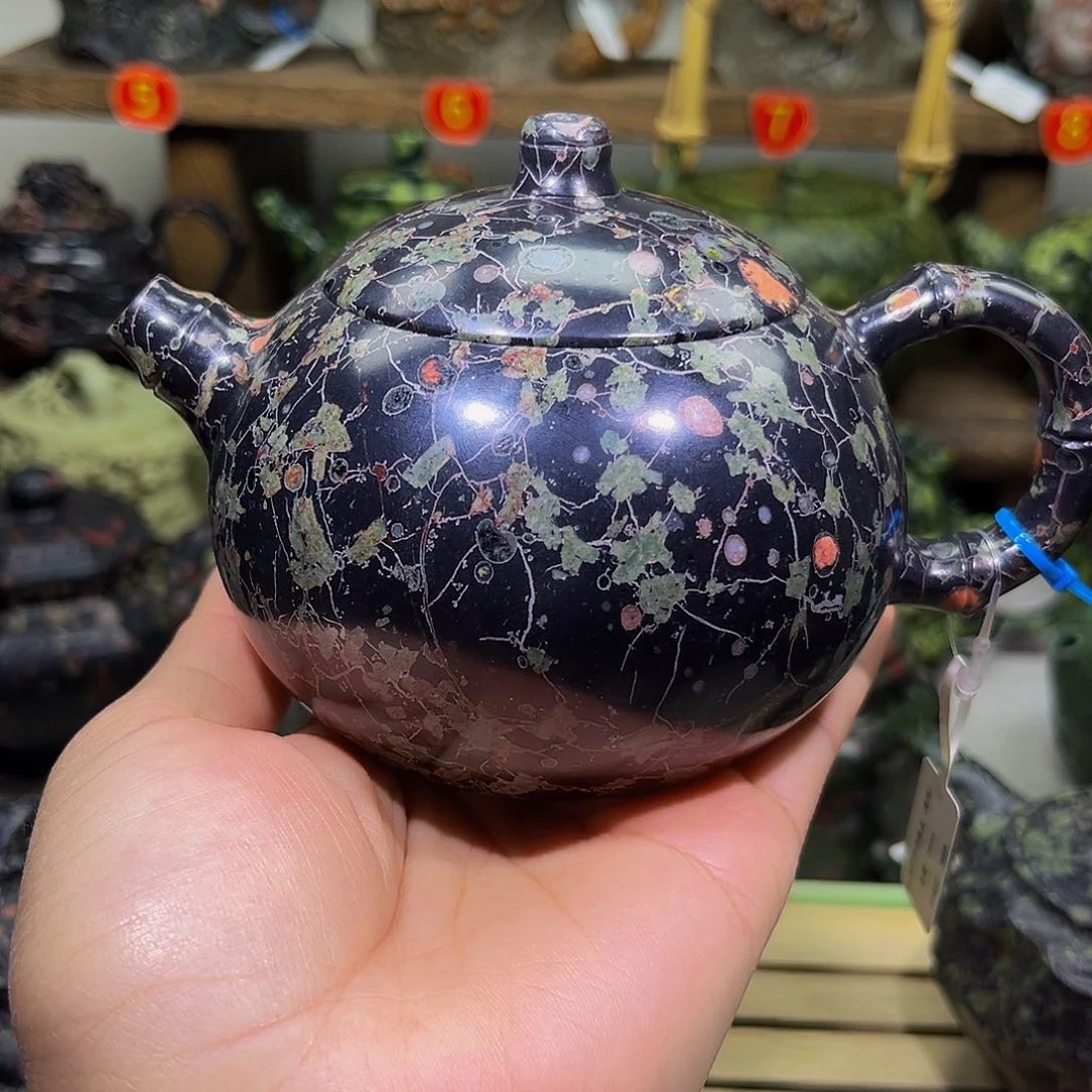 梅花石安山玉西施壶270cc