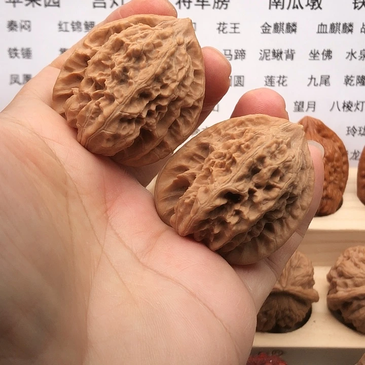 把件文玩核桃盘龙虎头，天残脚，38