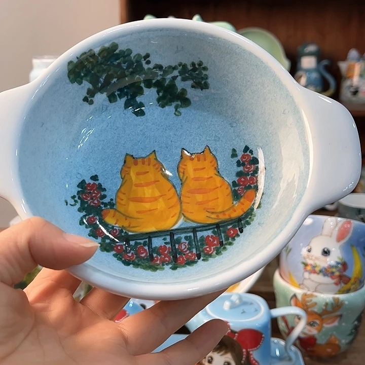 陶景德镇釉下手绘陶瓷