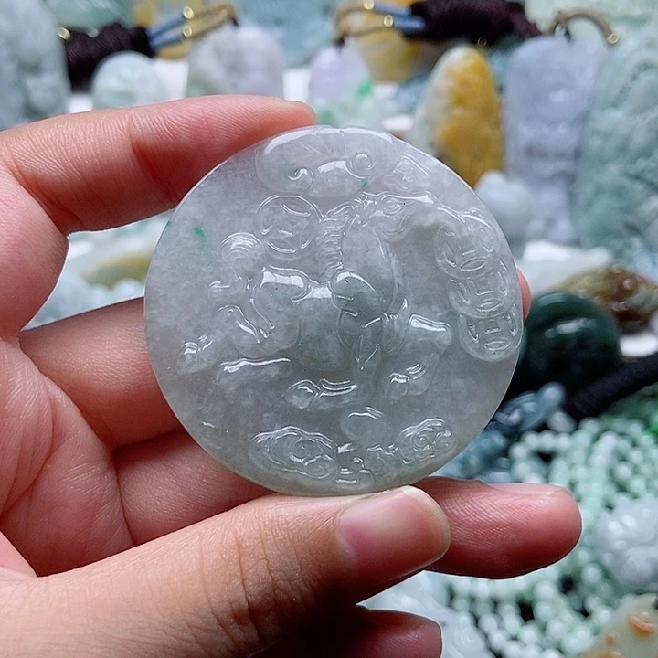 吊坠(不含链)未镶嵌翡翠1