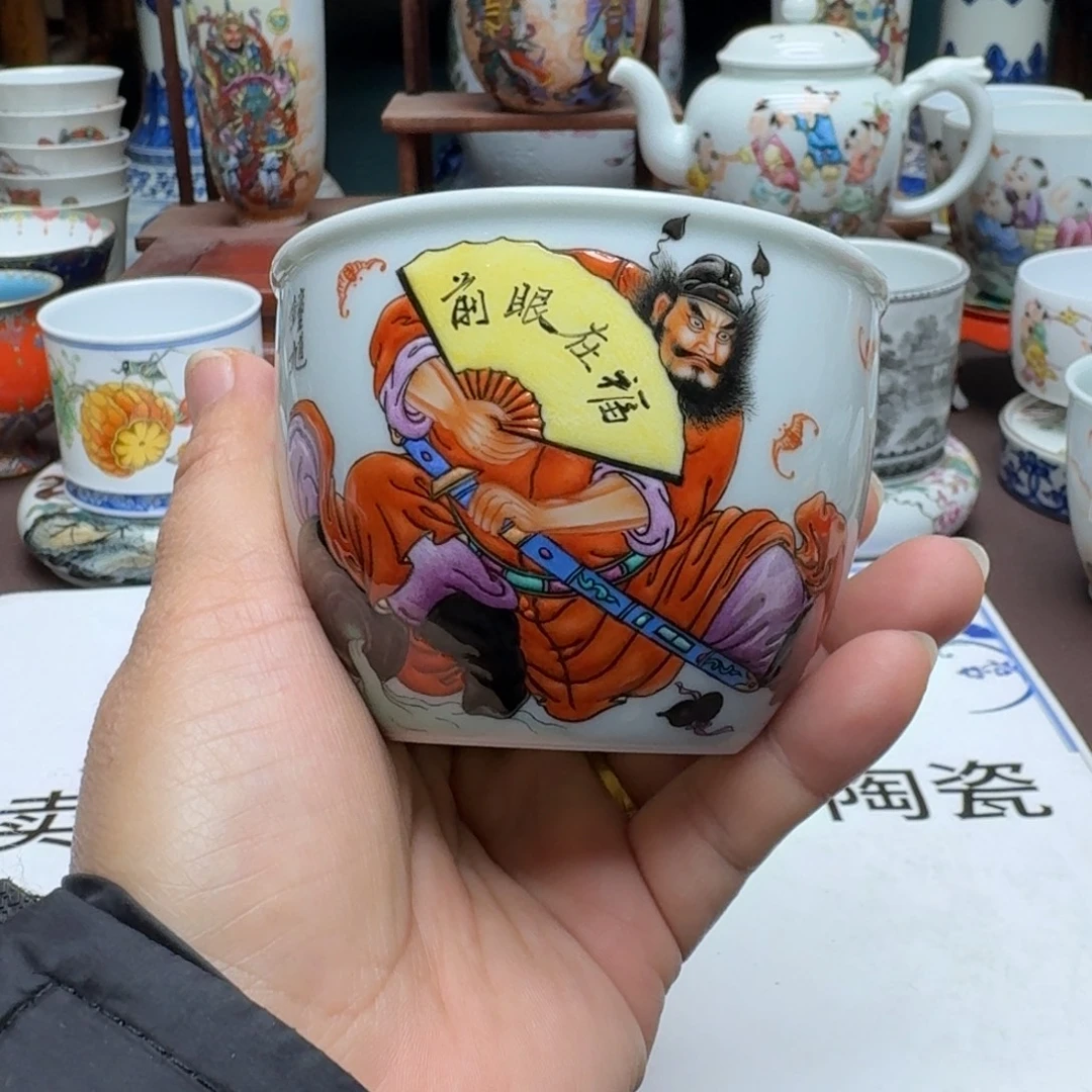 景德镇手工手绘展示