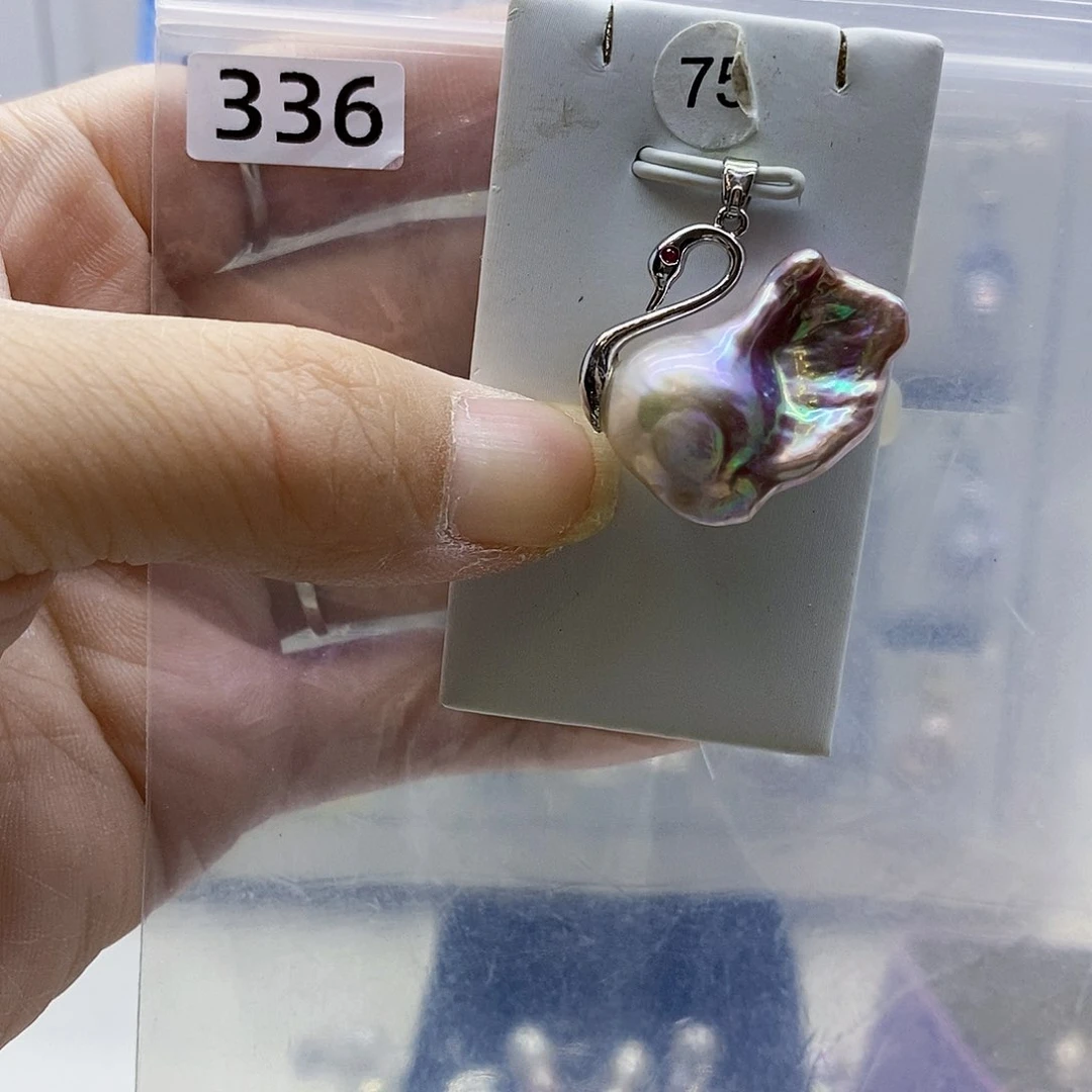 颈饰合金淡水珍珠