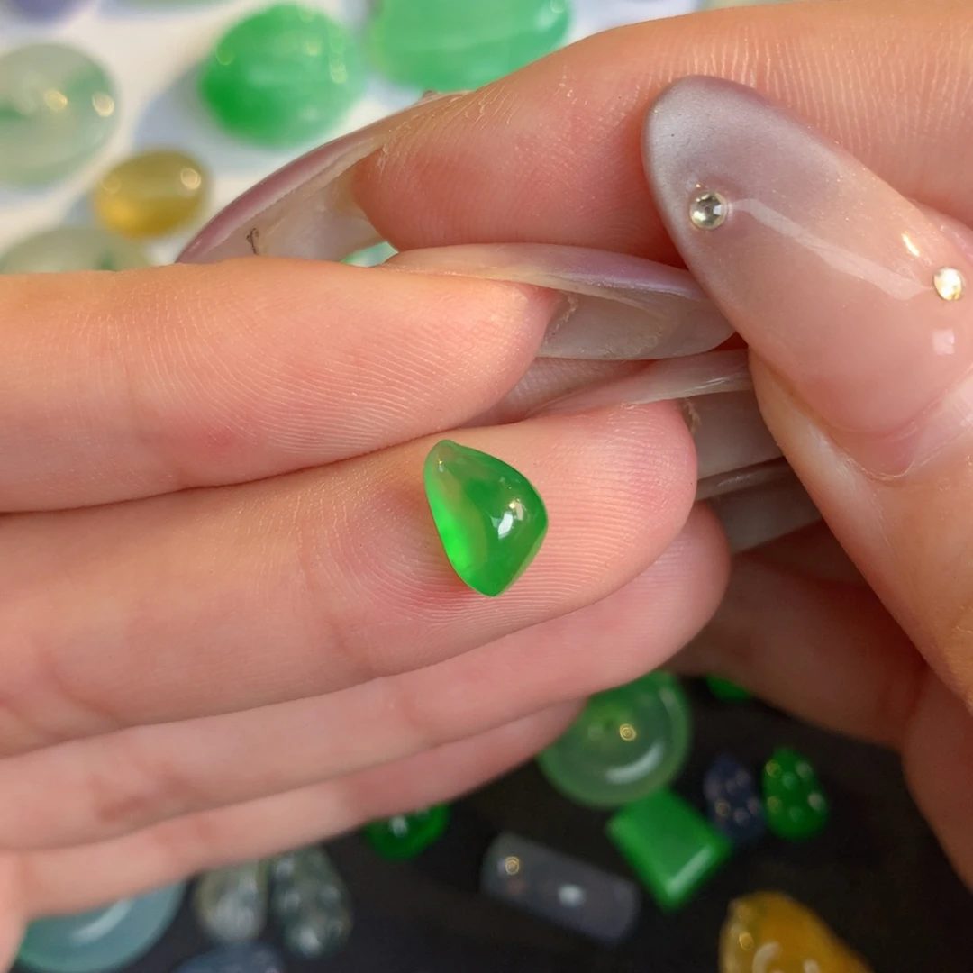 翡翠散珠翡翠翡翠9-5.6-4