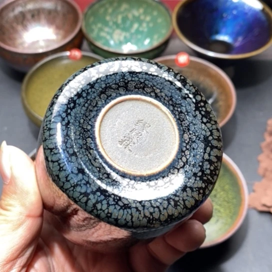 茶盏建盏主人杯茶壶盖碗品茗杯58