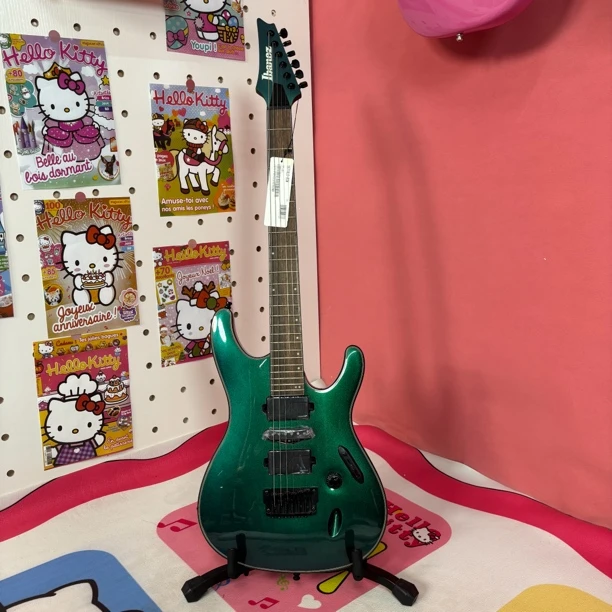 特价依班娜IBANEZ超轻微瑕S671ALB-BCM电吉他蓝色变色龙椿茶木