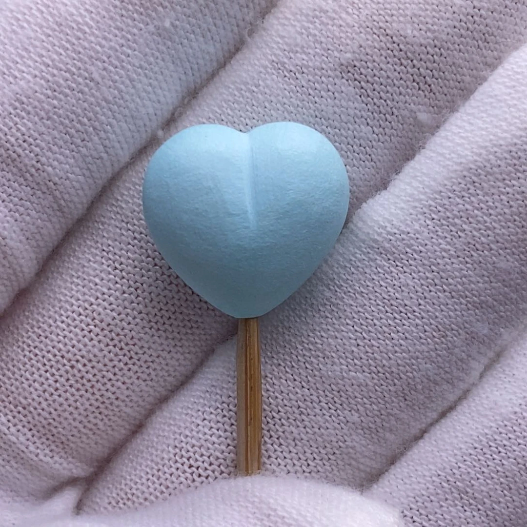 未镶嵌绿松石珠宝奇石肉嘟嘟-爱心