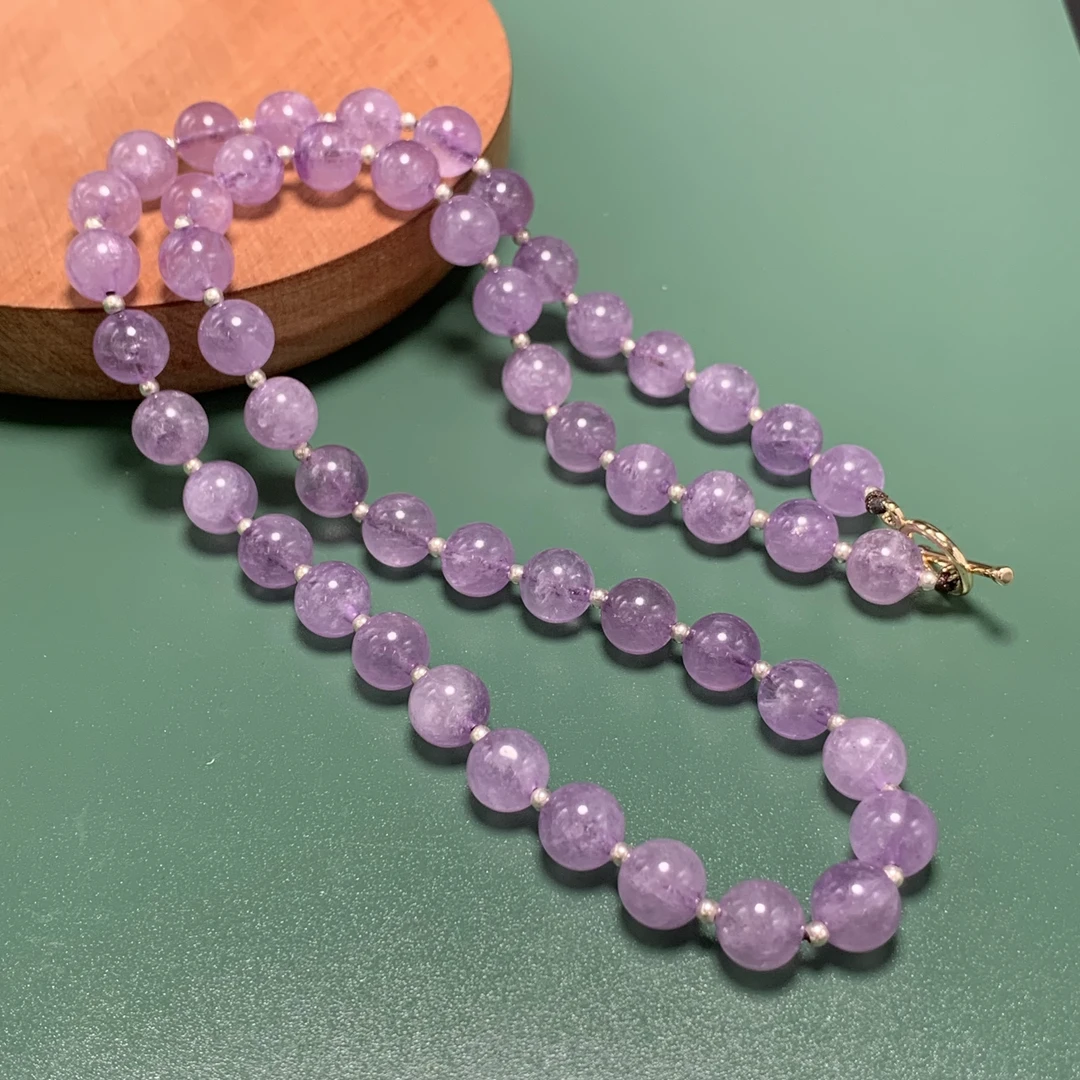 首饰袋 ET  天然项链 8mm