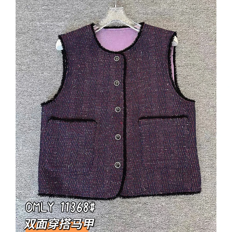 LMY 欧曼丽影 两面穿马夹 #11368