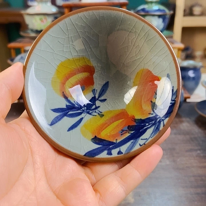 瓷片手工制作工艺精湛等