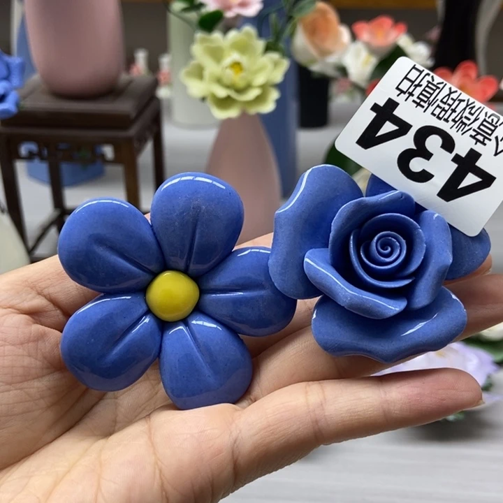 陶瓷手工制作陶瓷花