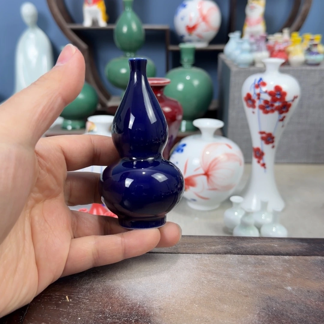 陶瓷手工小花器摆件
