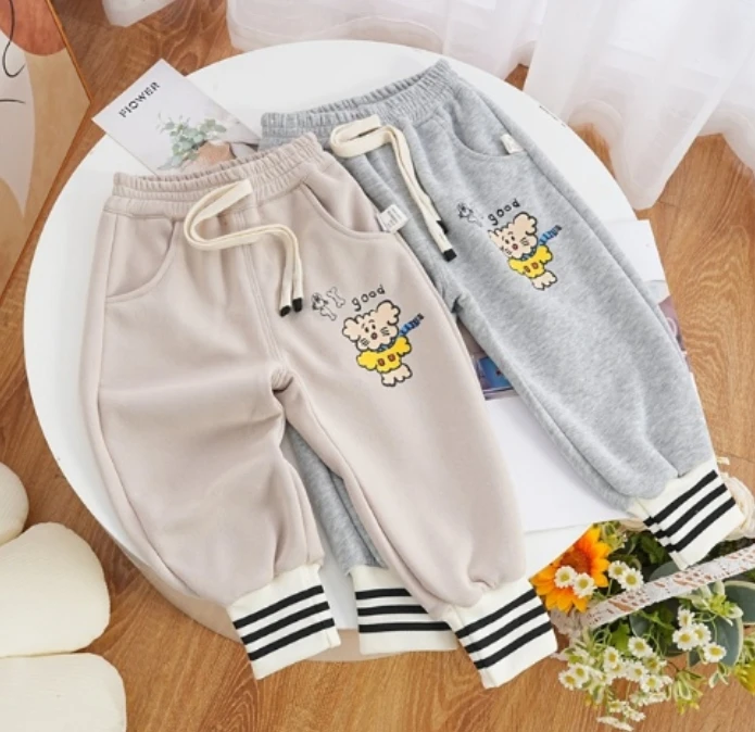 12410卡通休闲运动卫裤（灰色）