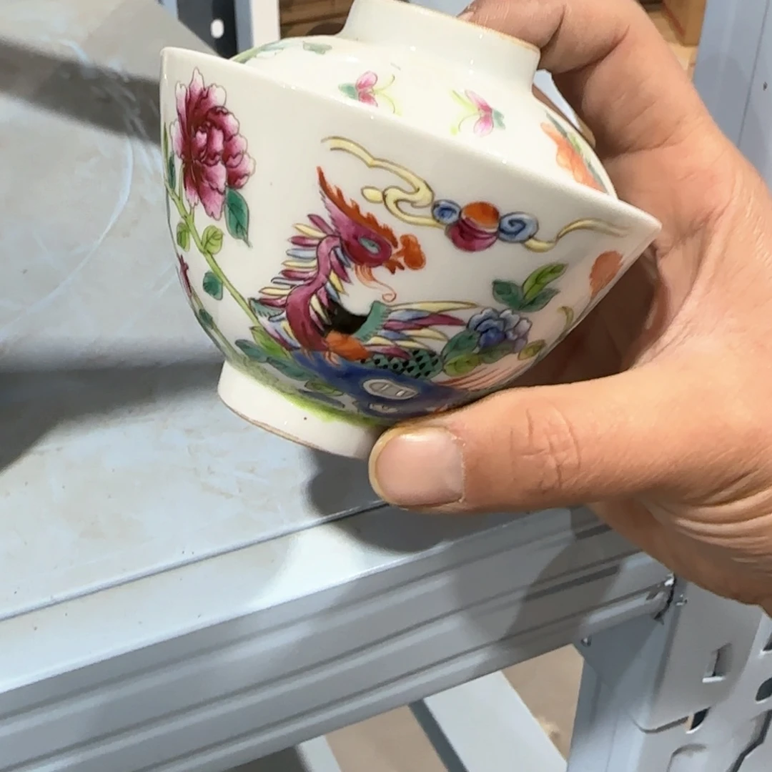 瓷片摆件手绘瓷器全部处理