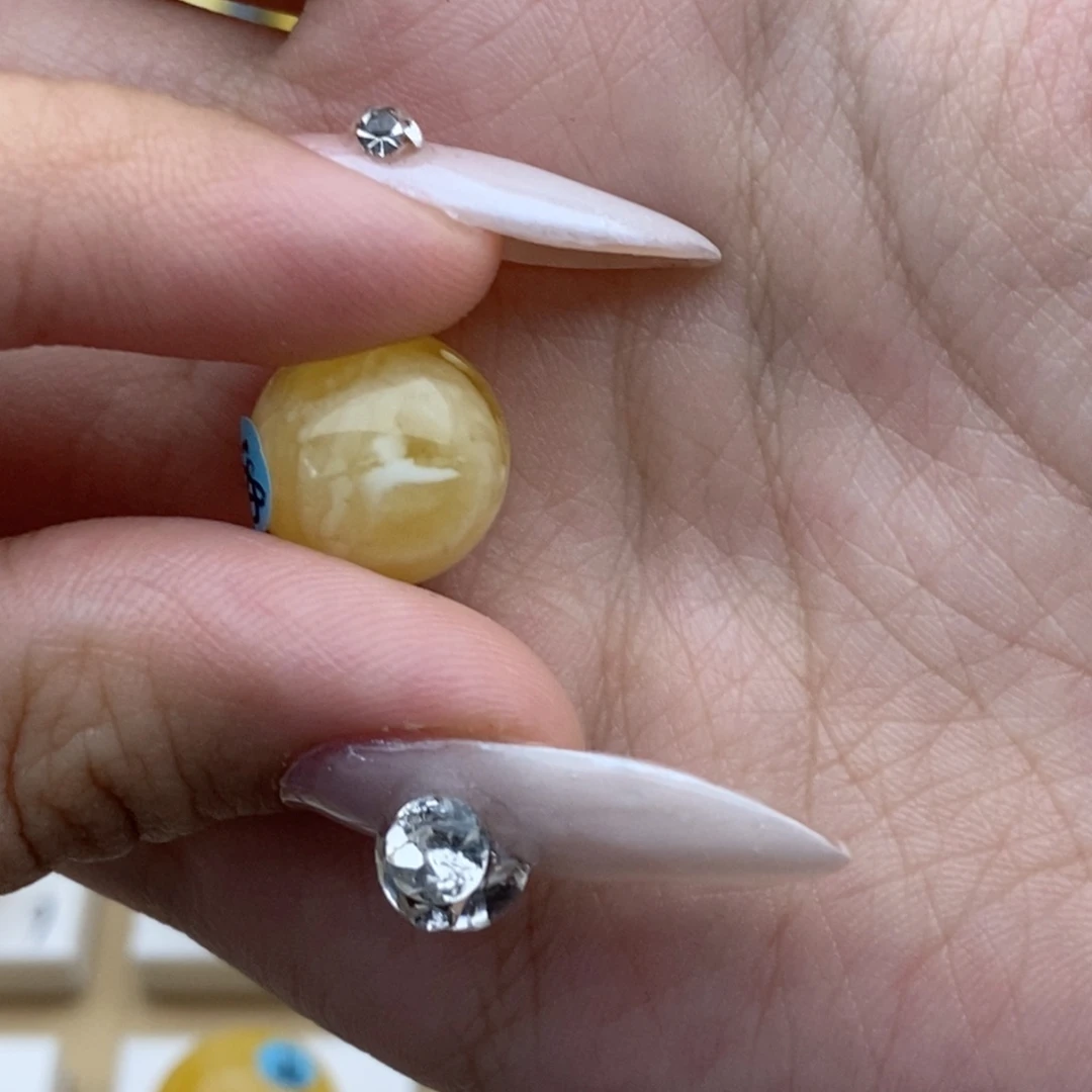 福***袋蜜蜡未镶嵌裸石虎皮纹珠子