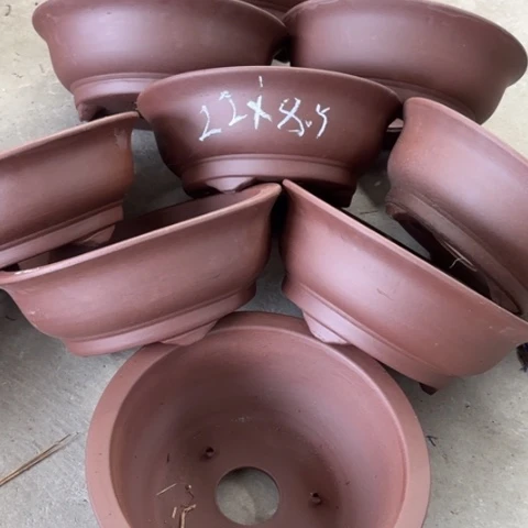 紫砂花盆  100-9。 22..8.5