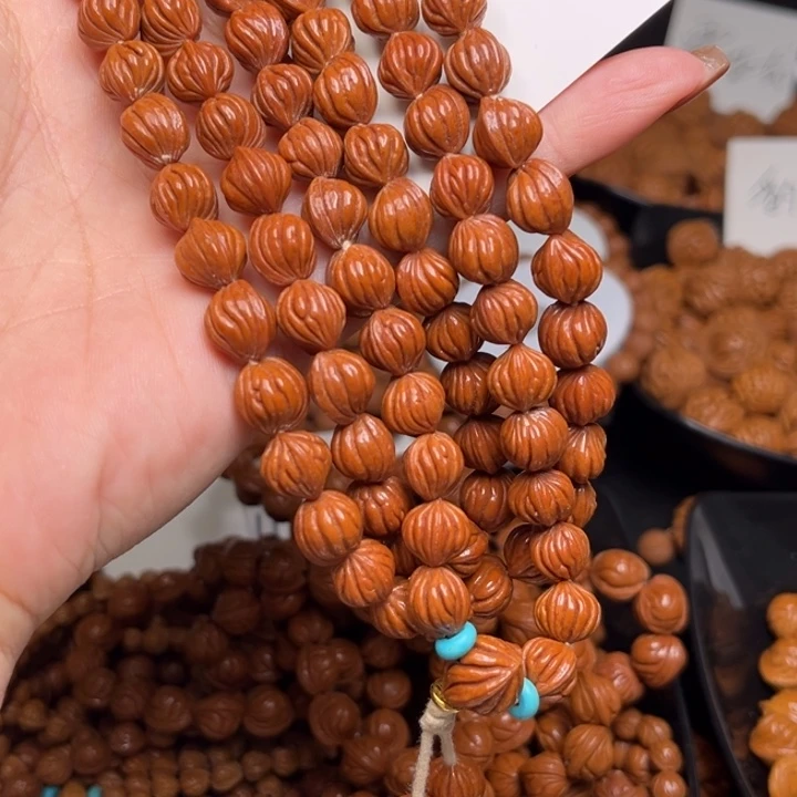 让***碎桃核吊坠佛手10左右脖挂