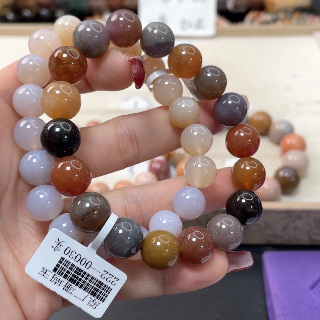 硅化珊瑚（珊瑚玉）手链未镶嵌做*119