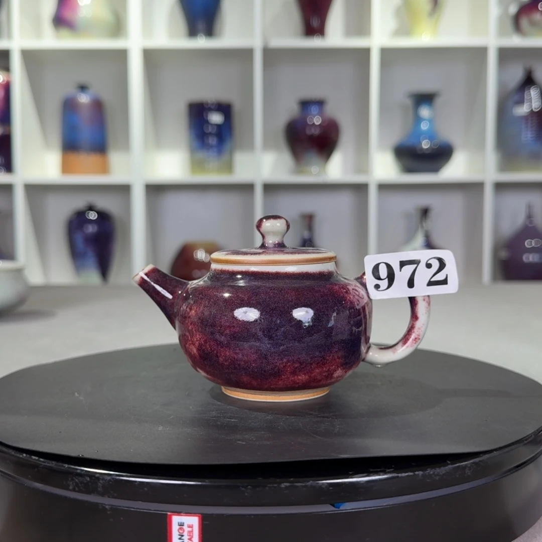 壶福利钧窑茶壶玉石釉