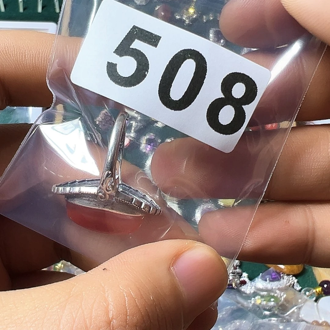 南红玛瑙戒指银S925镶嵌ℳ****?