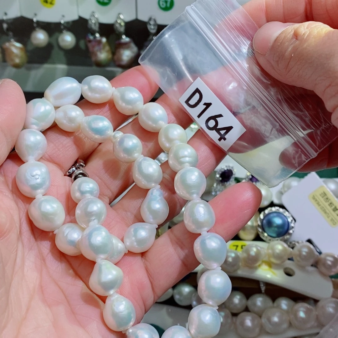 鸭***蛋其他淡水珍珠银S925镶嵌