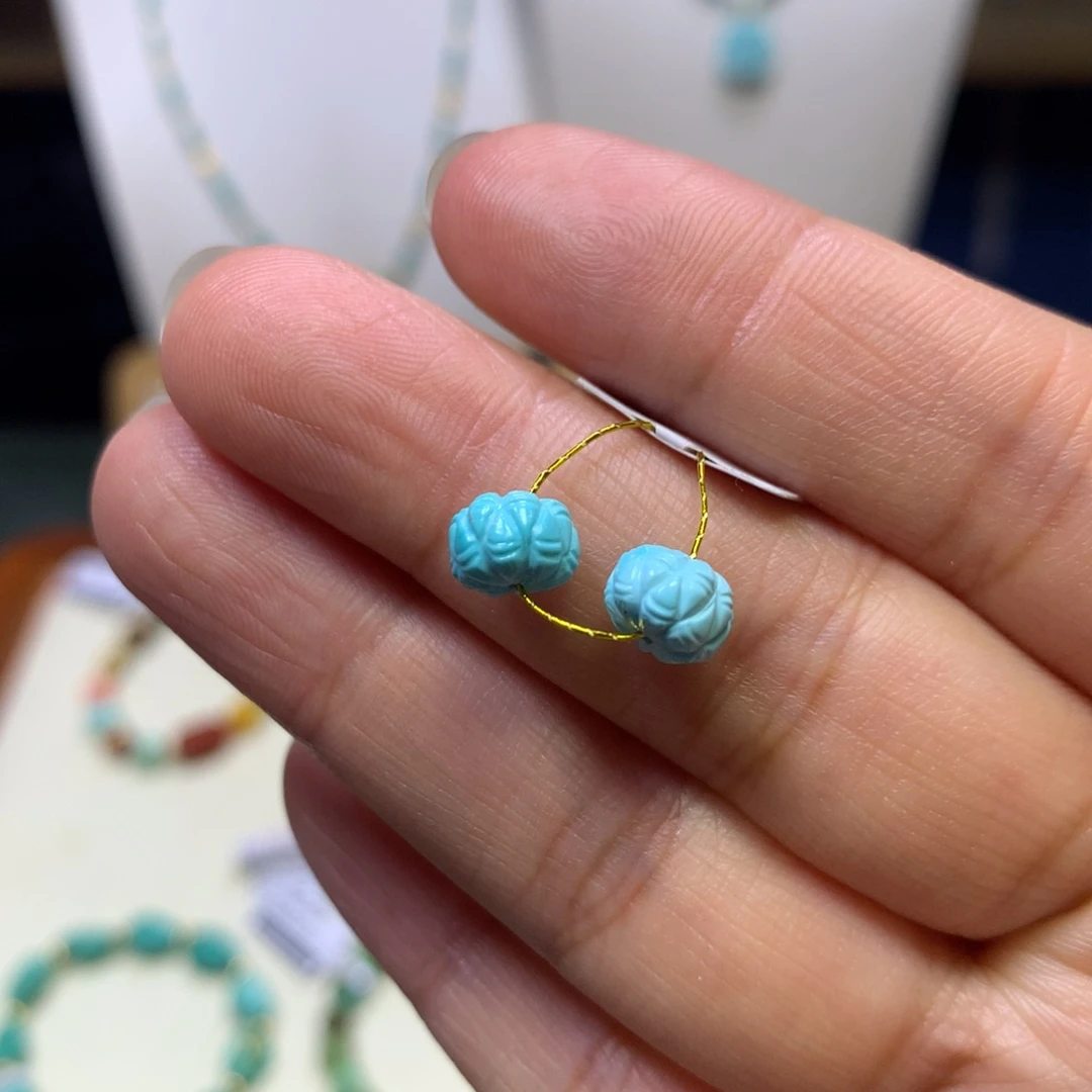 绿松石未镶嵌配饰